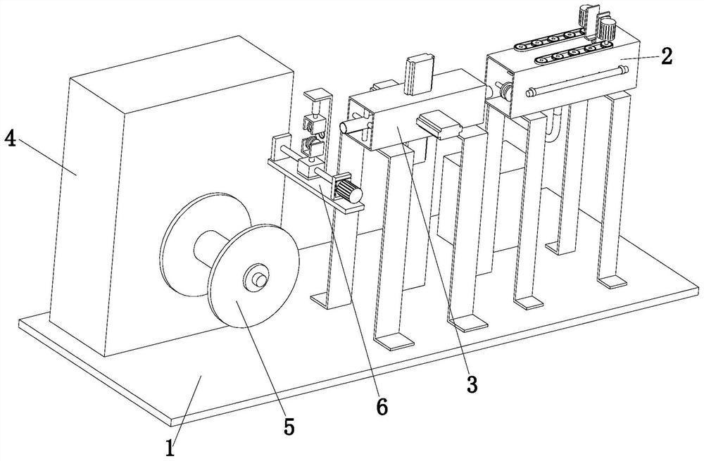 A cable rotary winding device