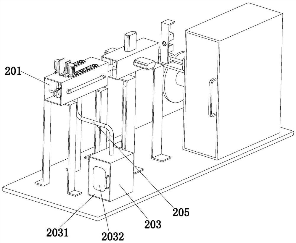 A cable rotary winding device