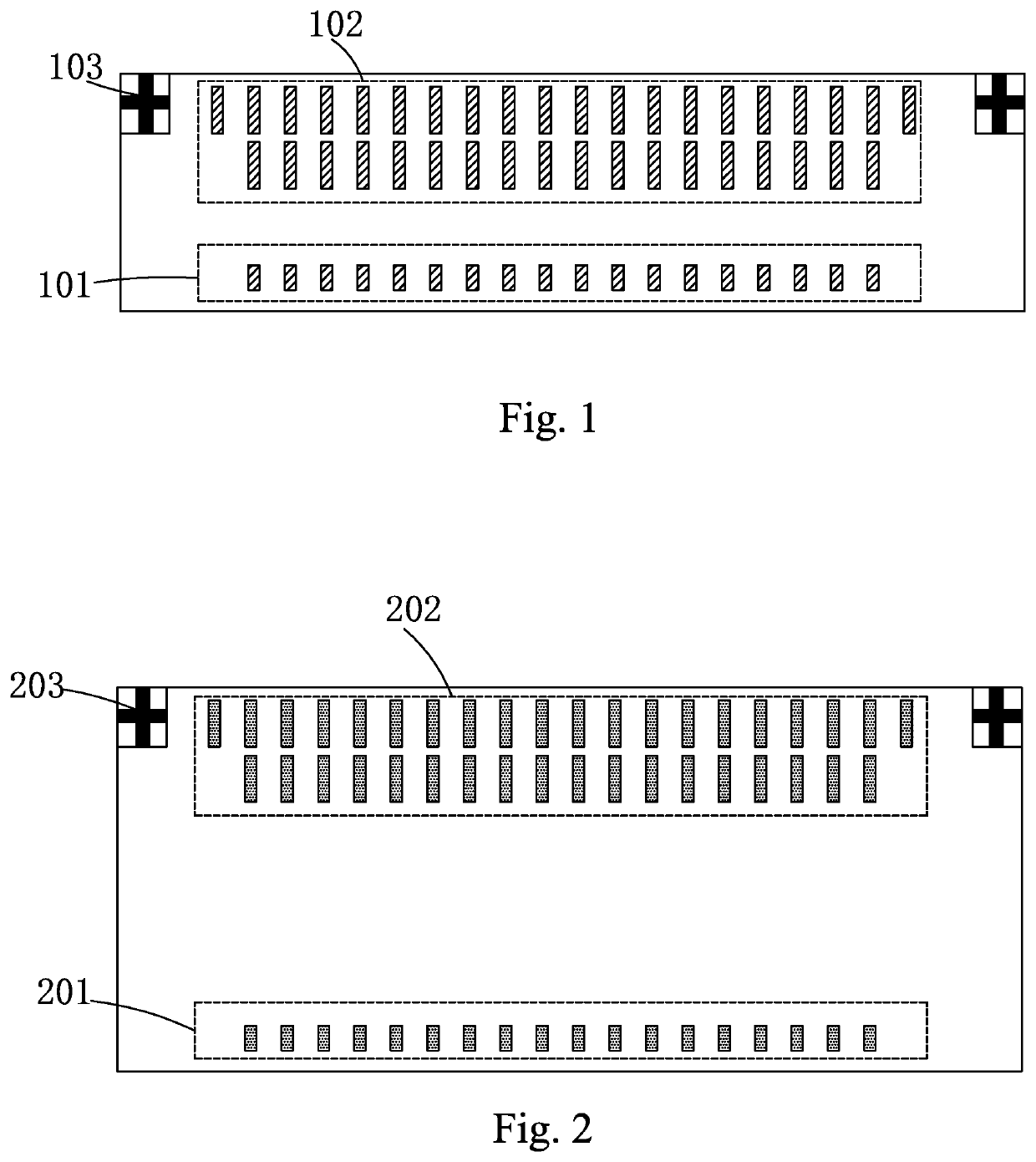 Array substrate and chip bonding method