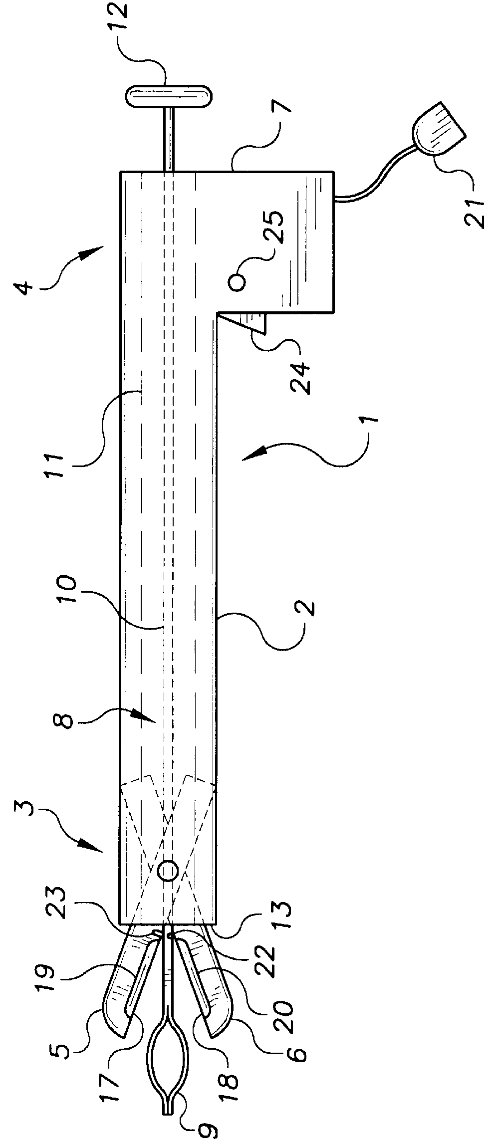 Suture welding device