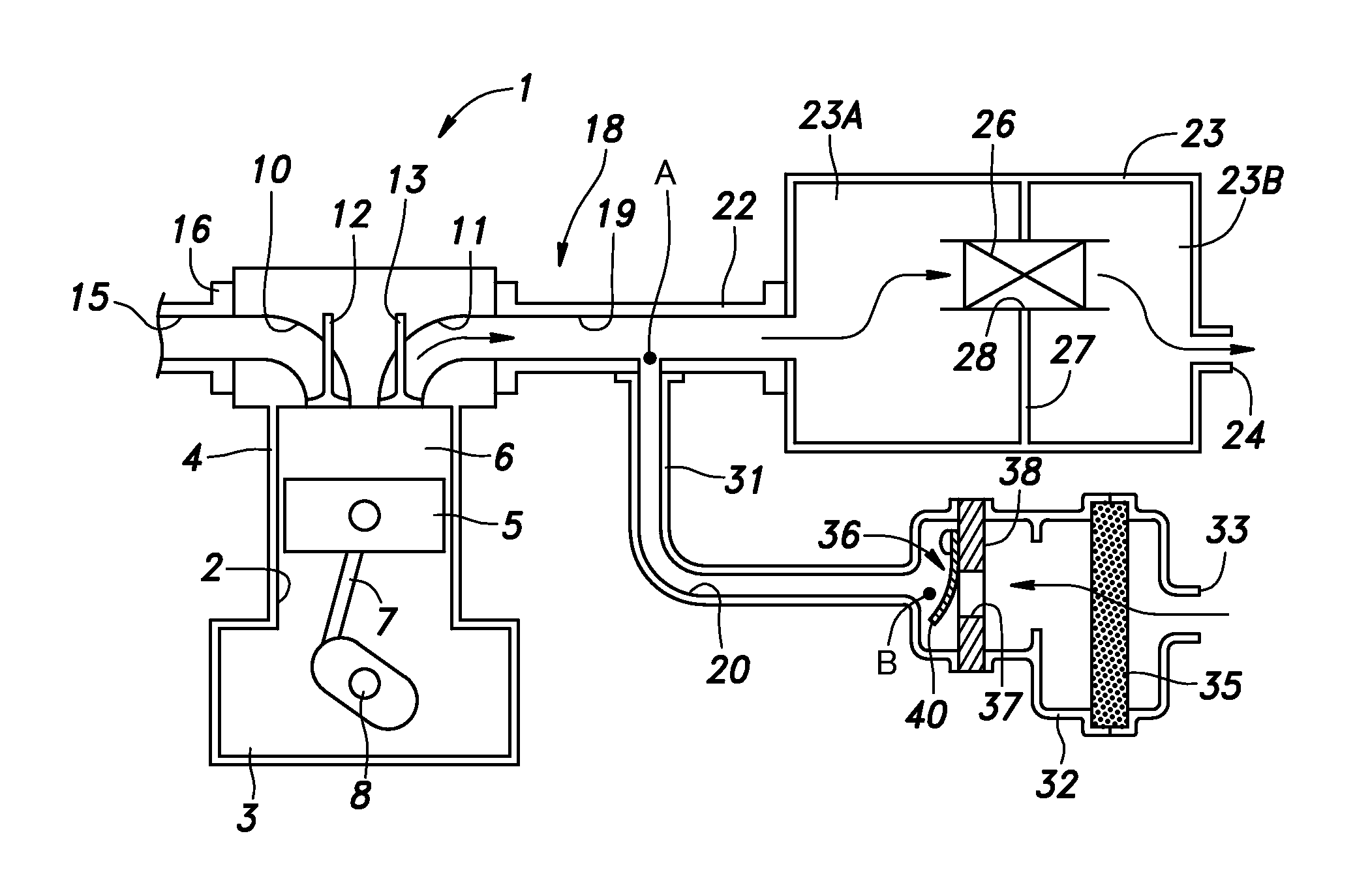 Exhaust purifying device for internal combustion engine