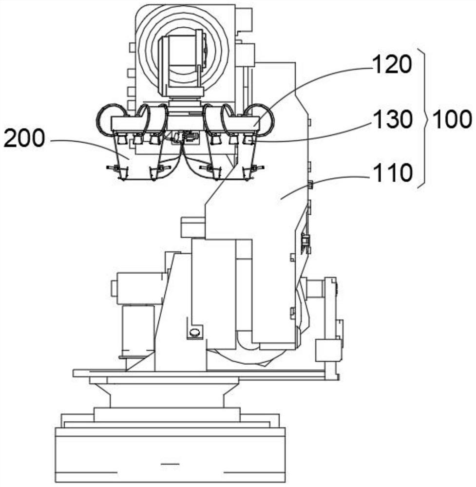 Color plating device for aerospace mold production