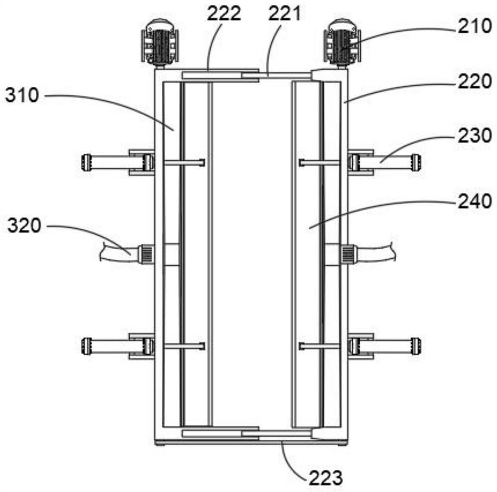 Color plating device for aerospace mold production