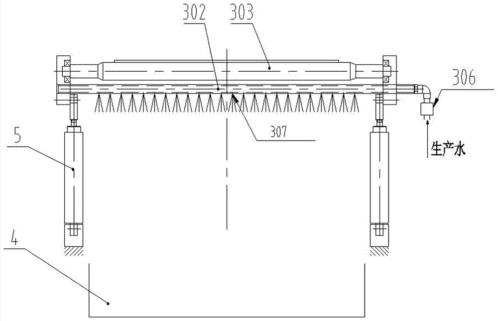 Emergency discharge device for toughening furnace and discharge method