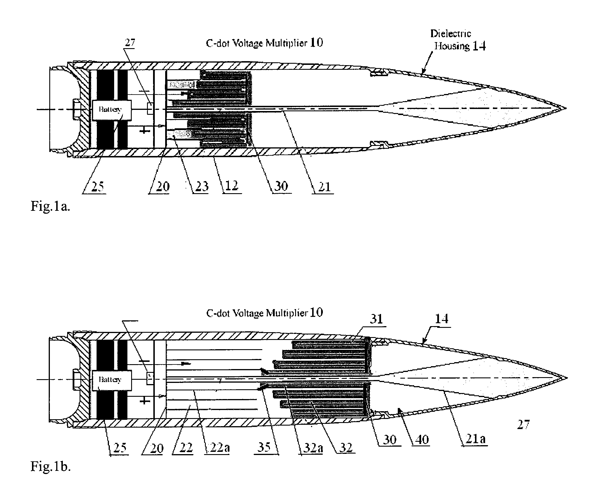 Systems and methods for generating high power, wideband microwave radiation using variable capacitance voltage multiplication