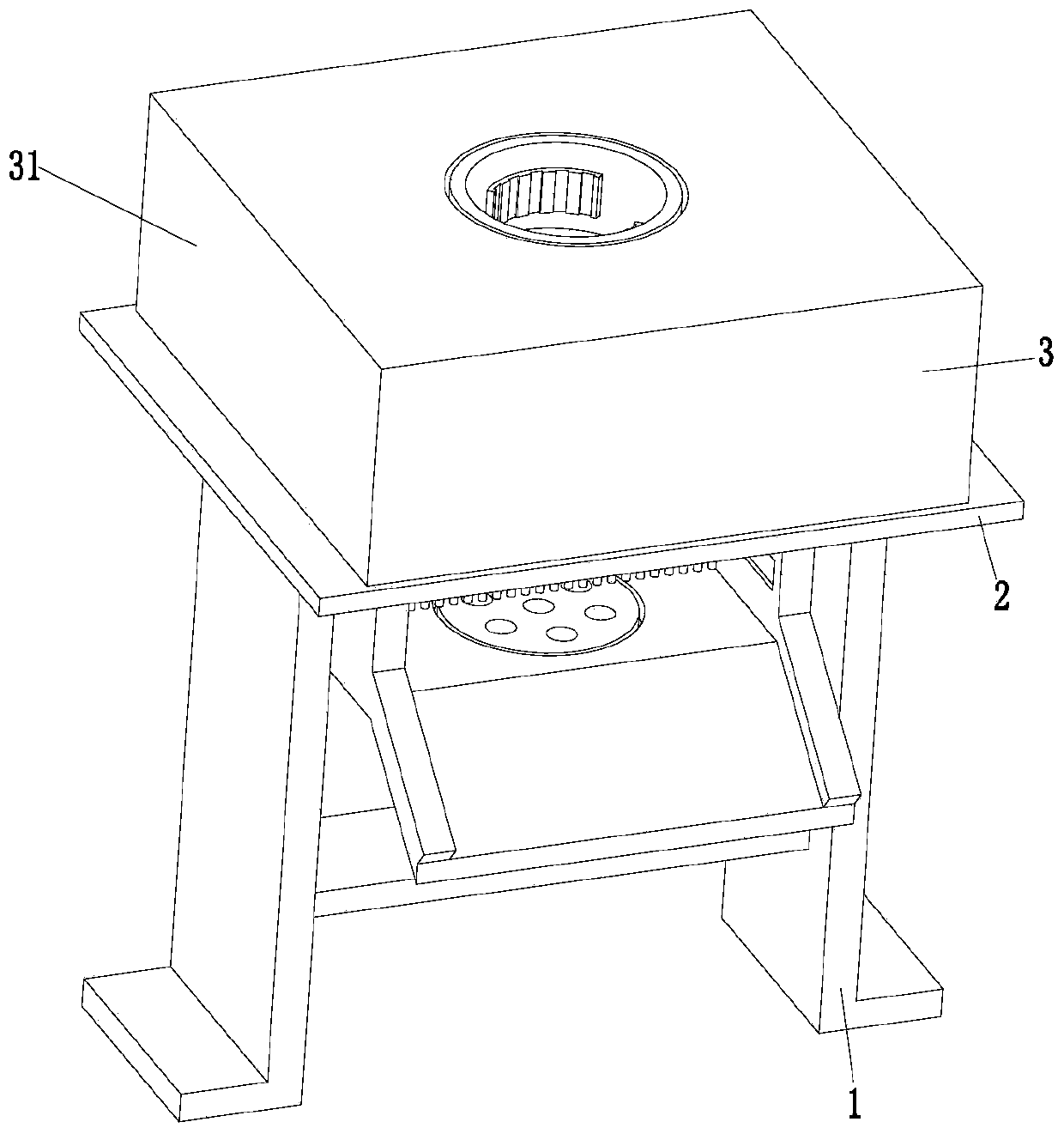 Rapid stripping and connecting device for electric power