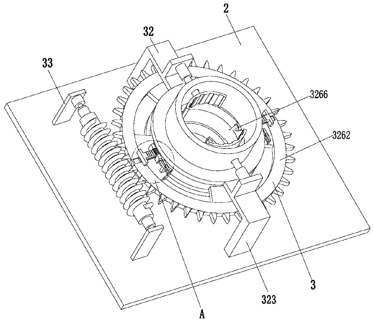 Rapid stripping and connecting device for electric power