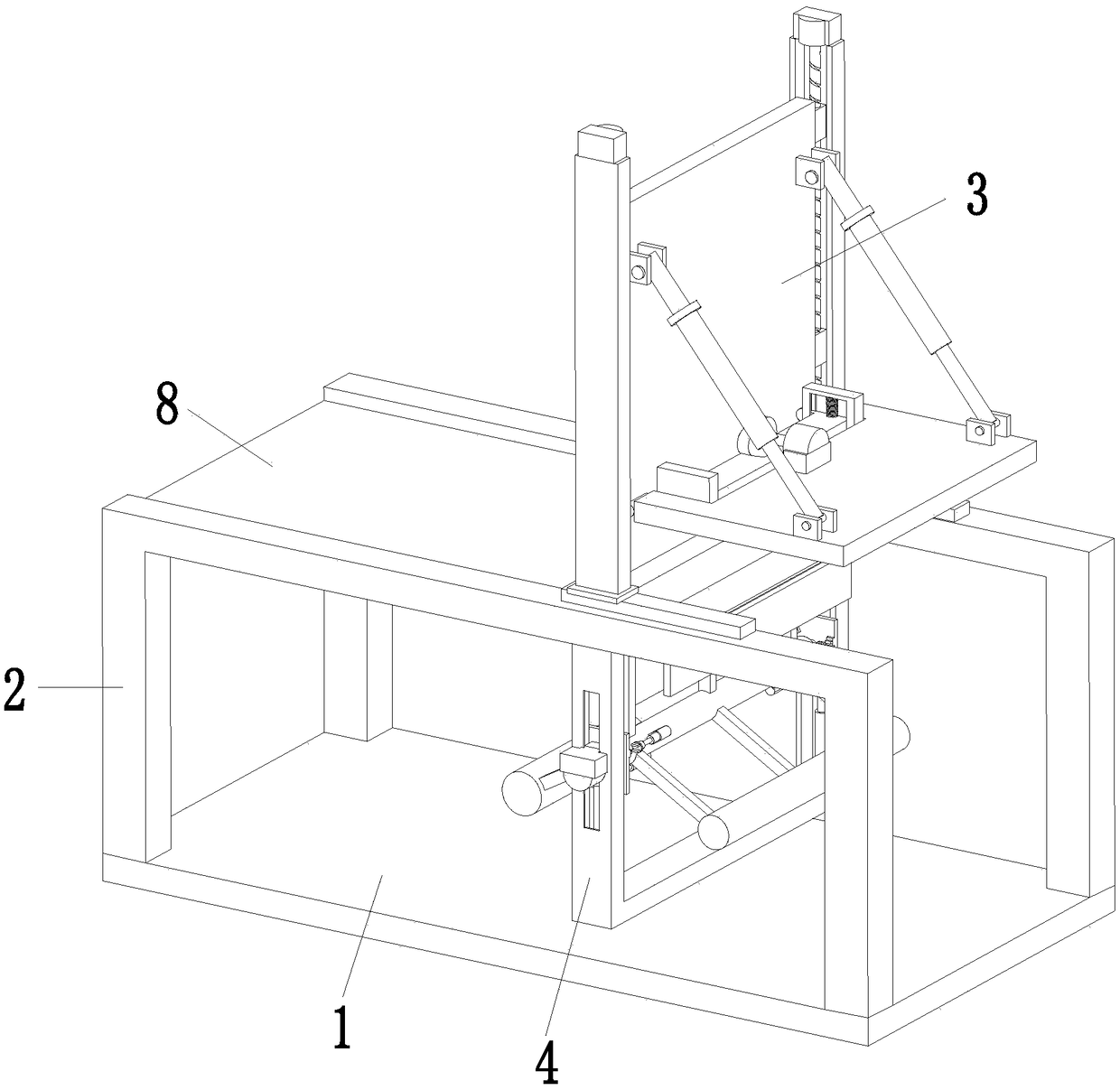 Aluminum plastic plate automatic bending equipment and aluminum plastic plate automatic bending process