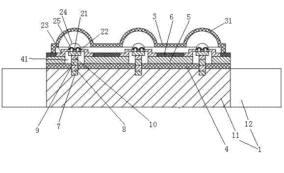 Radiation enhanced LED (light-emitting diode) circuit board and manufacturing method and application thereof