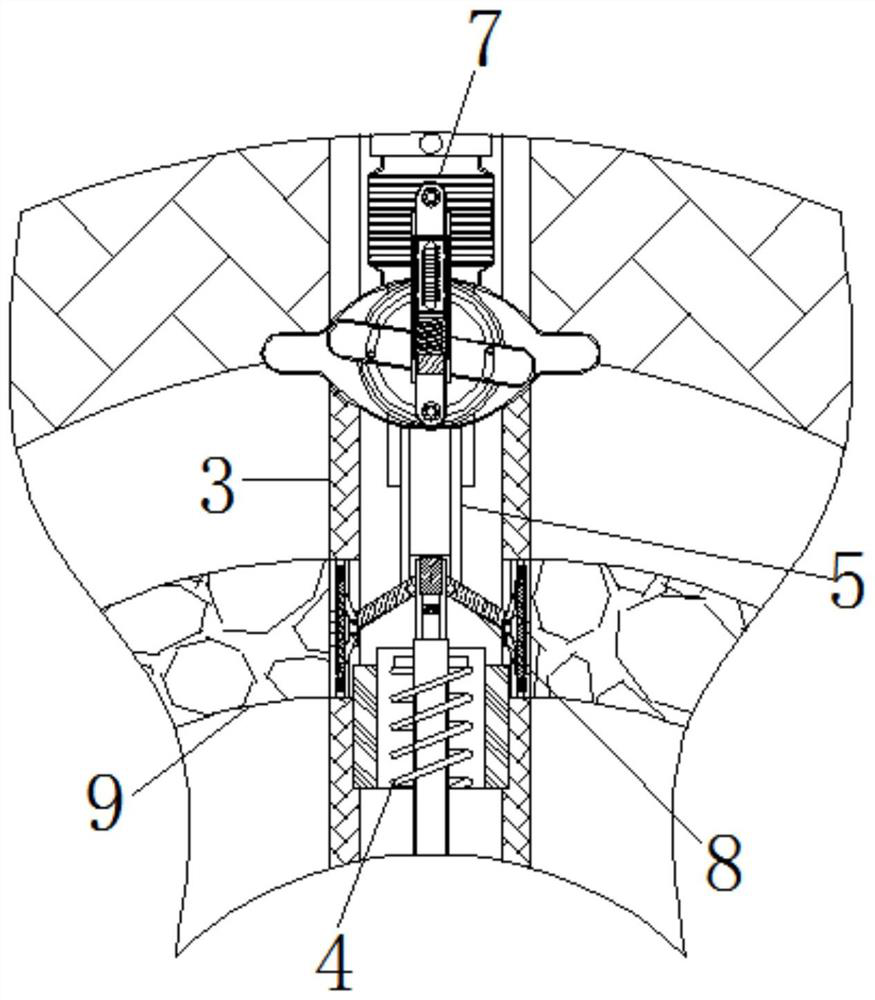 Environment-friendly maintenance auxiliary equipment for sandy soil with poor water-retaining property