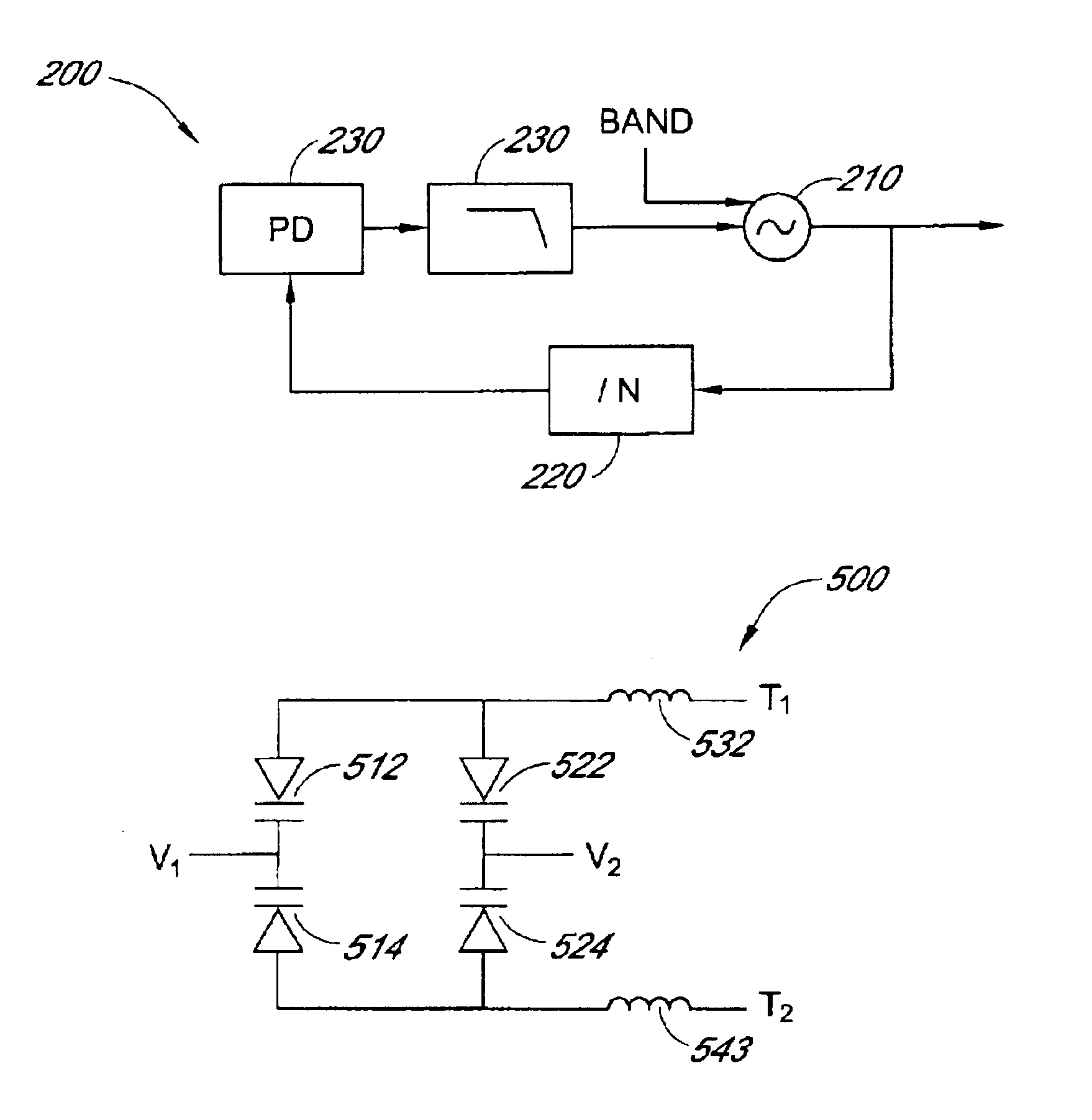 Wideband VCO resonant circuit method and apparatus