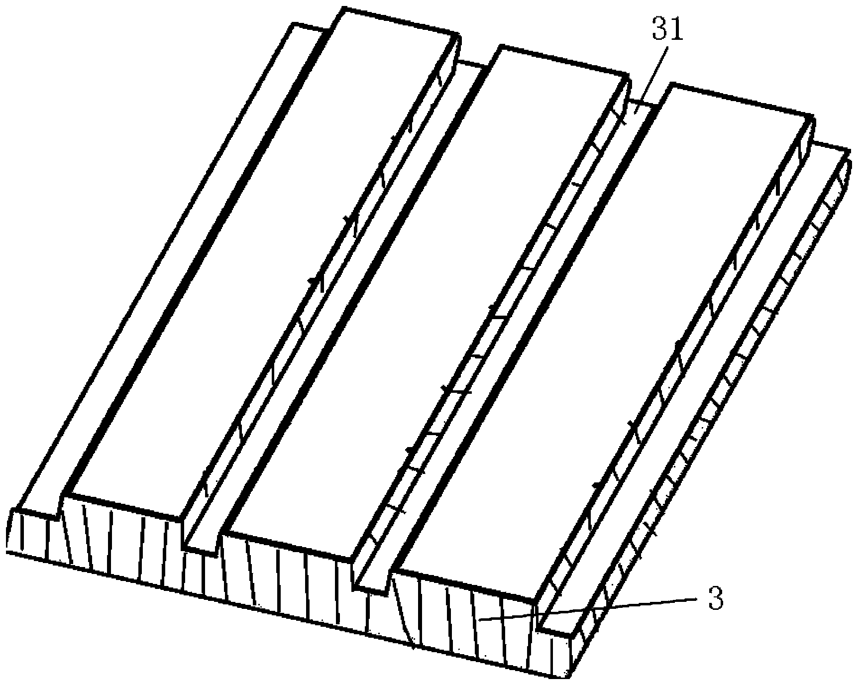 Ceramic flat membrane supporting body and production method thereof