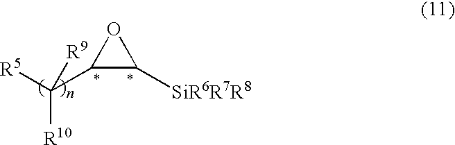 Process for producing optically active cis-silyl olefin oxide compound