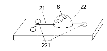 Glass spherical surface ultrasound focused cavitation reinforcement microreactor and preparation method thereof