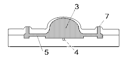 Glass spherical surface ultrasound focused cavitation reinforcement microreactor and preparation method thereof