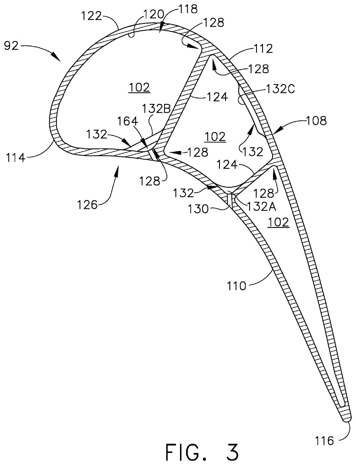 Turbine engine component with deflector