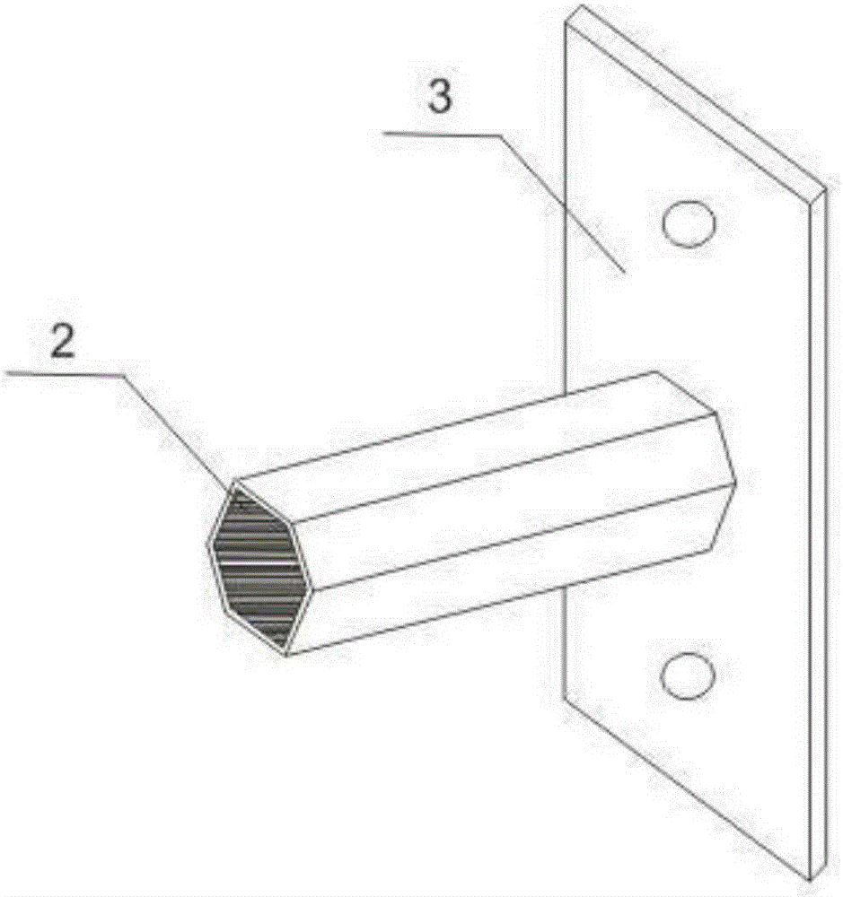 Aluminum alloy crash box for automobile