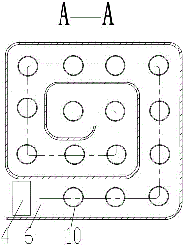 Central air supply air cooling island of a power plant