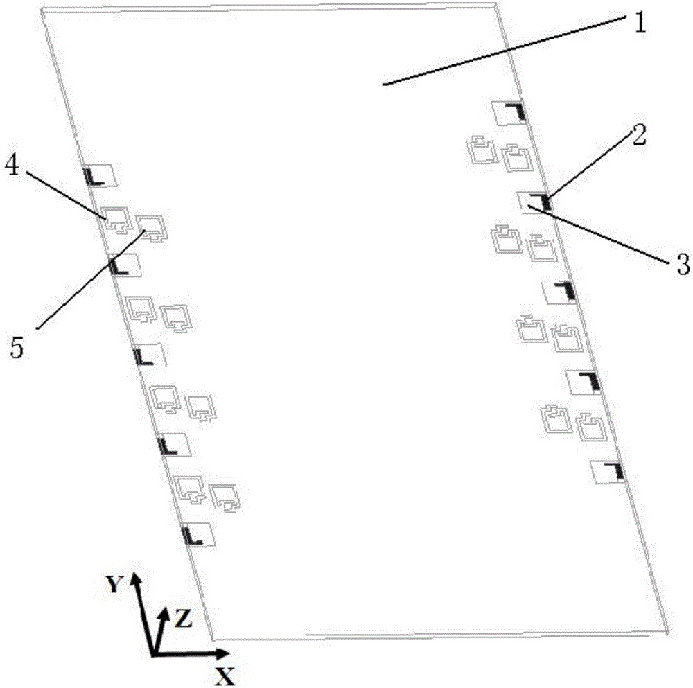 A multi-antenna MIMO system based on resonant ring decoupling structures