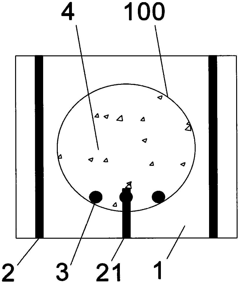 Hollow slab bridge bending and shearing mixed reinforcing method