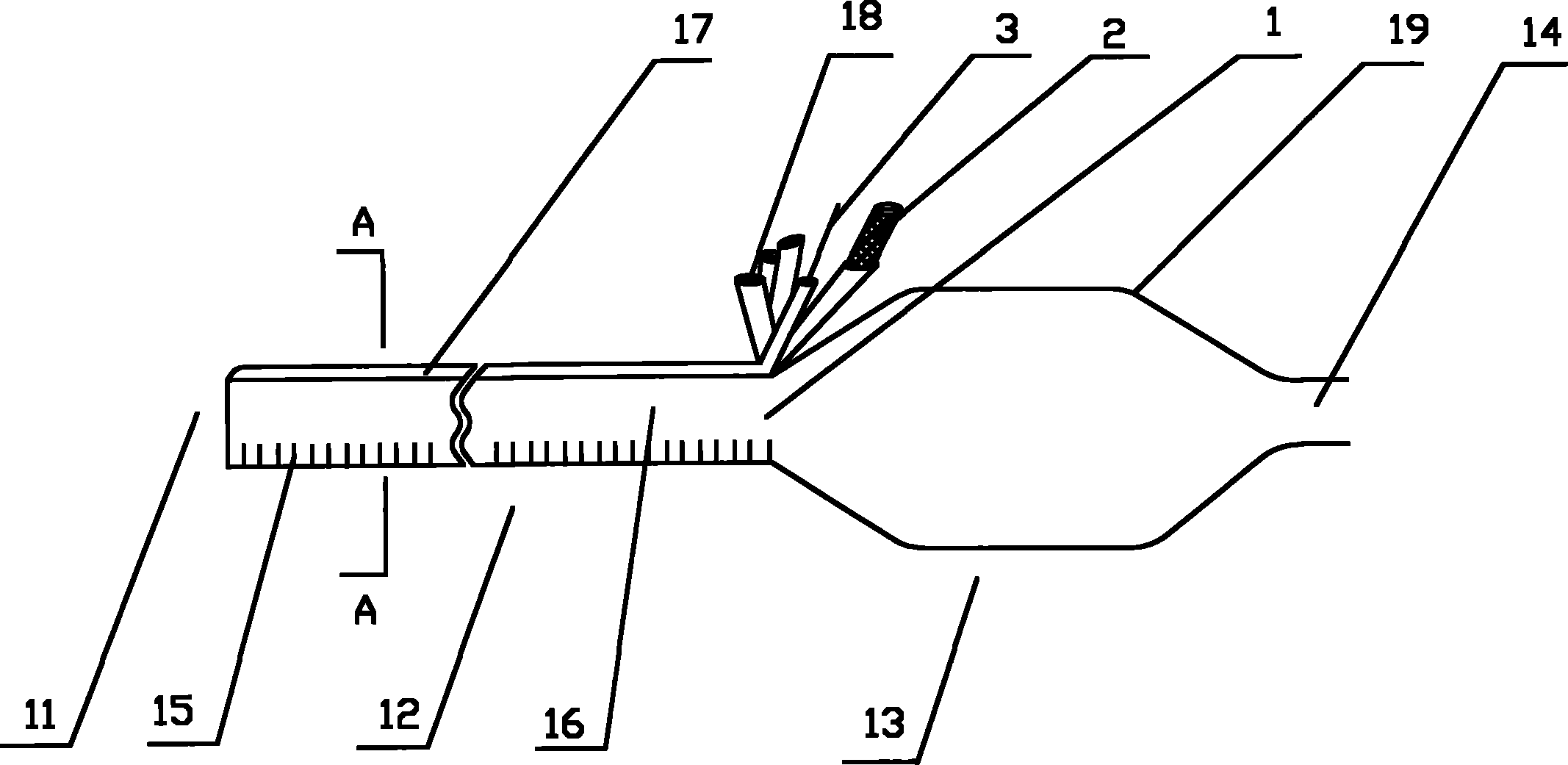 One-time multichannel graduation endoscope operating sheath system