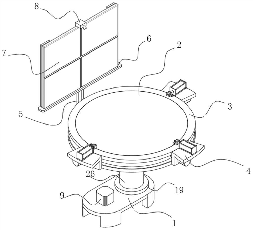 Automatically-controlled intelligent display device for real estate marketing