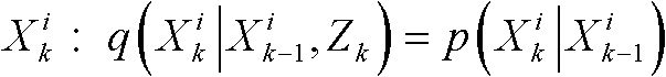 Artificial fish-swarm based particle filtering method