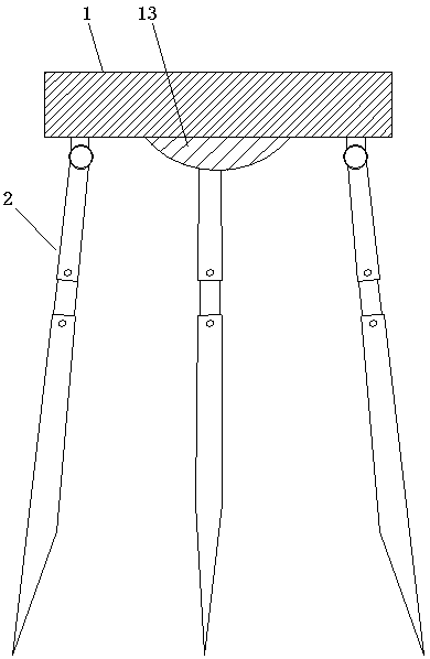 Tripod for total station