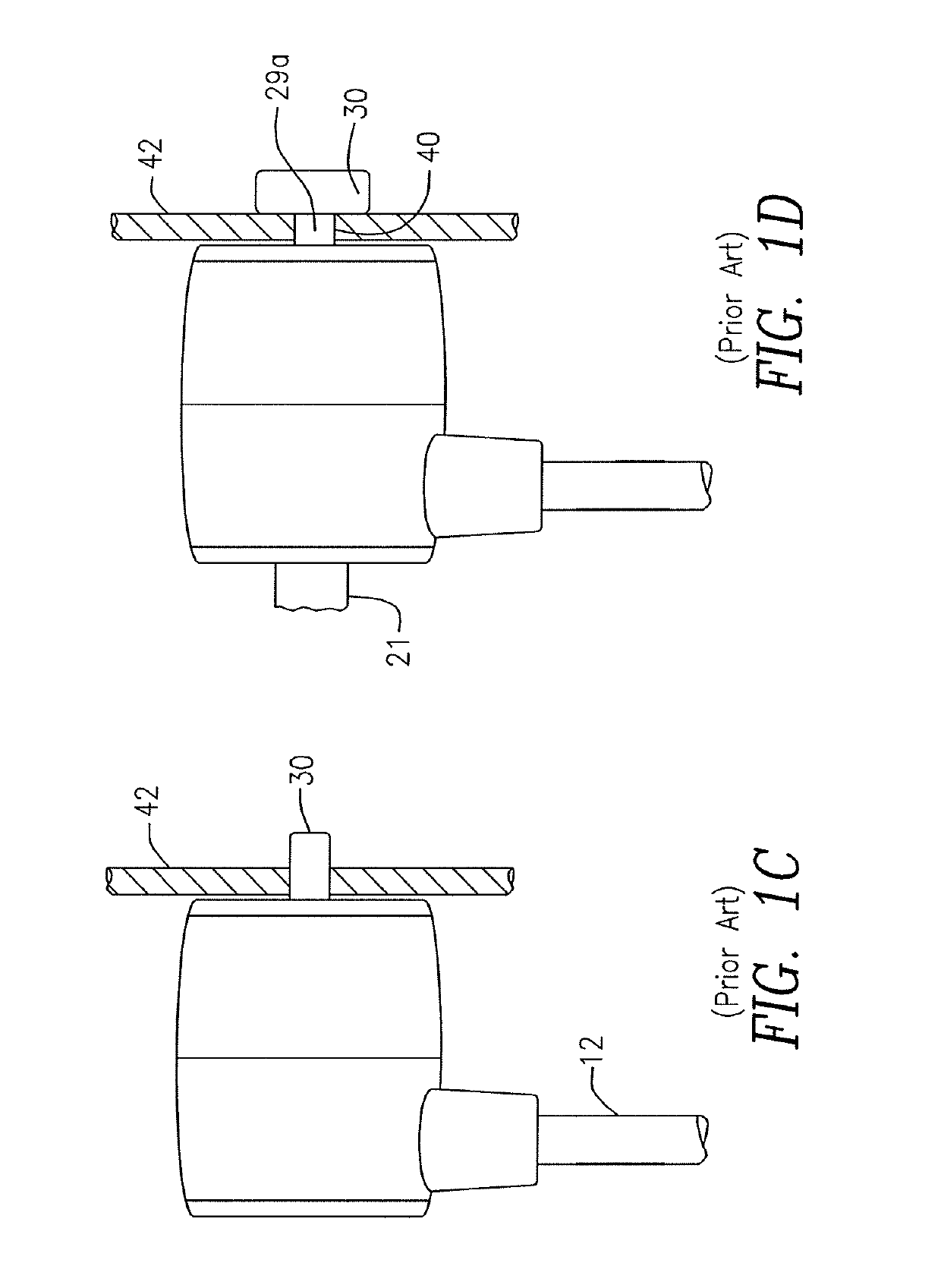 PCB mounted security slot