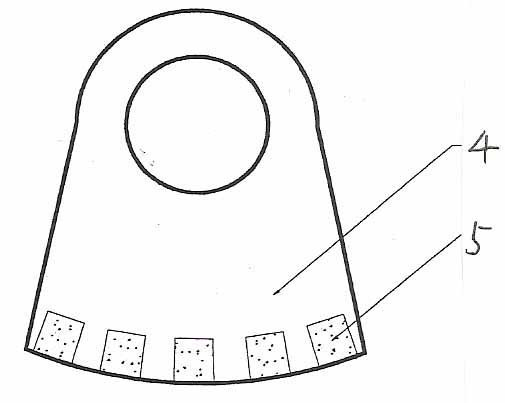 Ceramic reinforced metal matrix abrasion-resisting compound material and preparation method