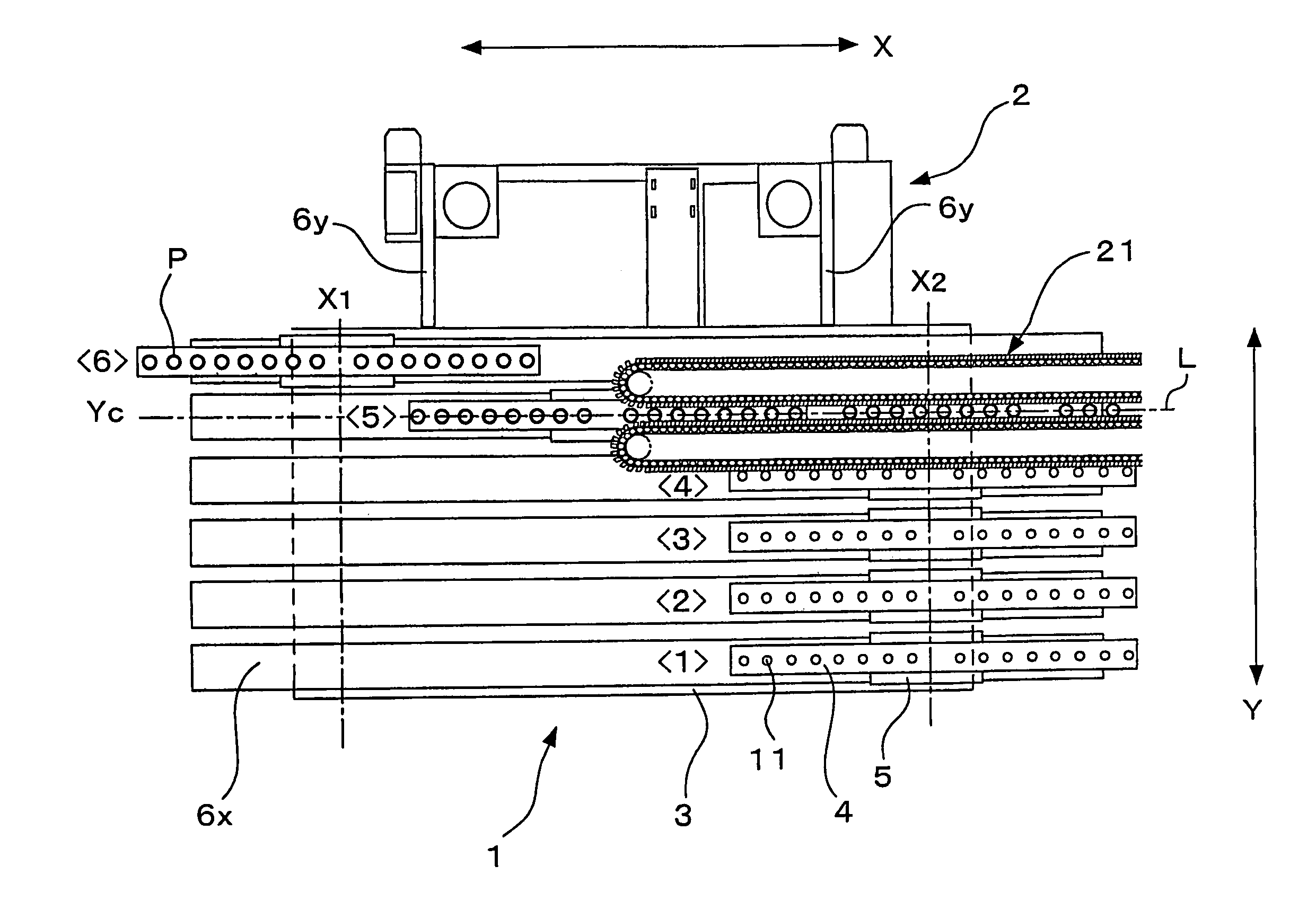 Preform conveying device