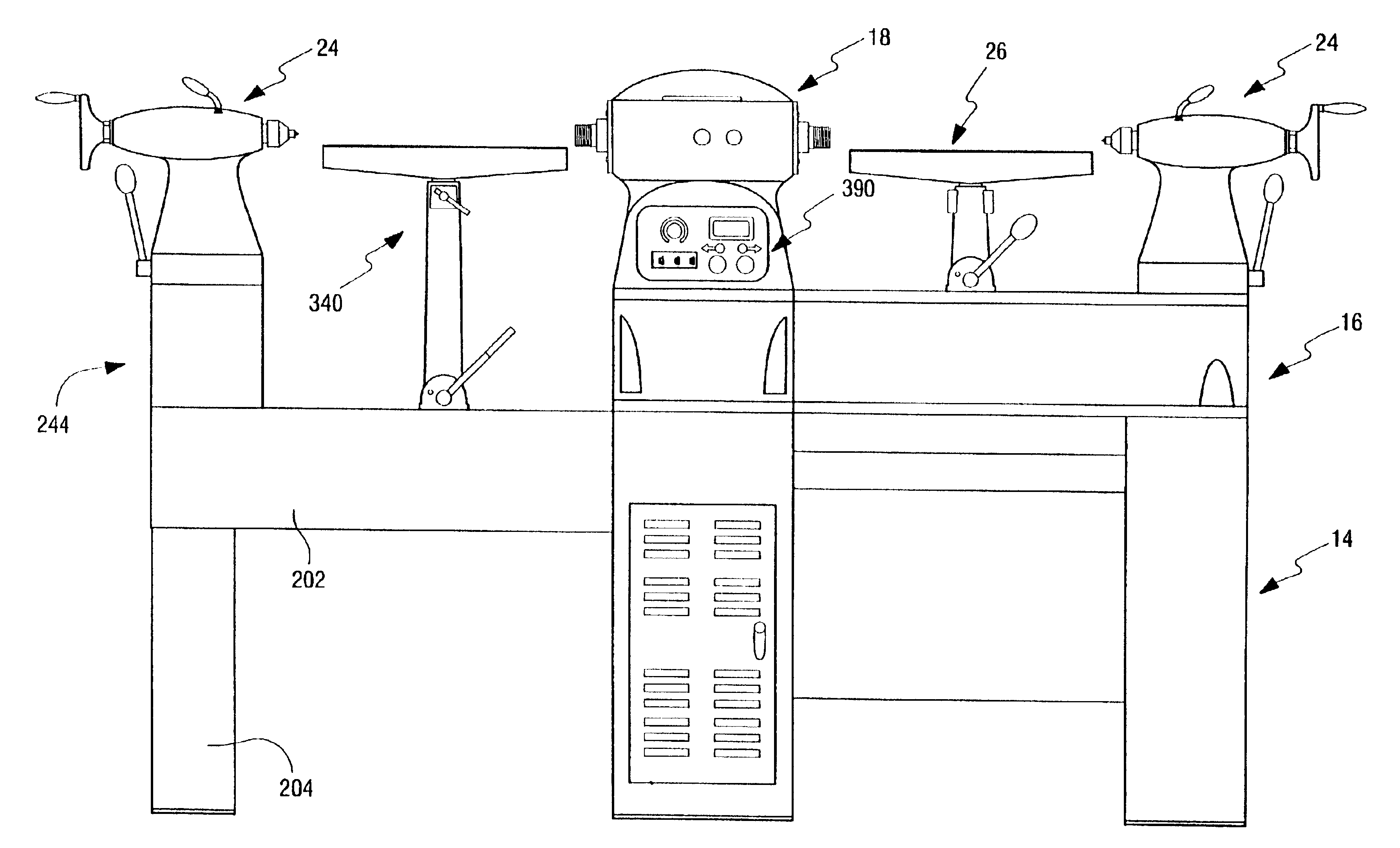 Lathe apparatus