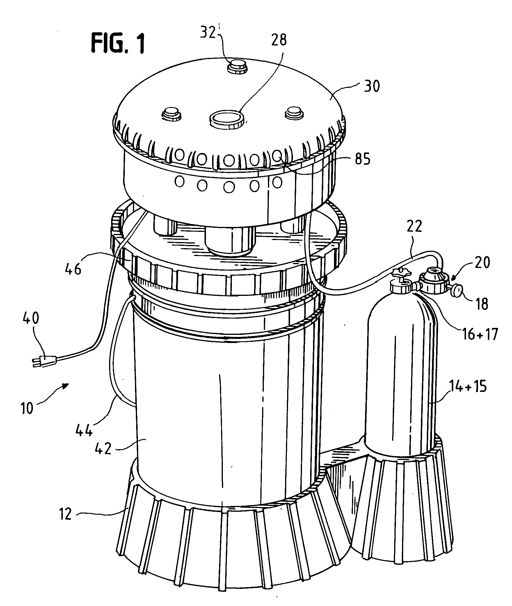 Device and method for converting a container into an insect trapping device