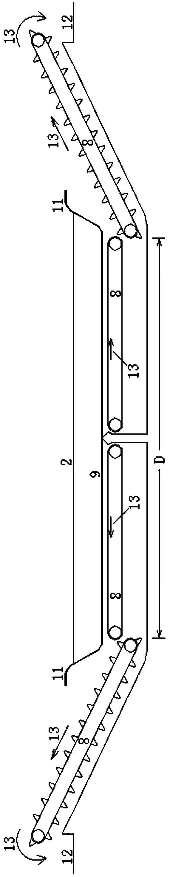 Channel regulation of reservoir tail drawdown area