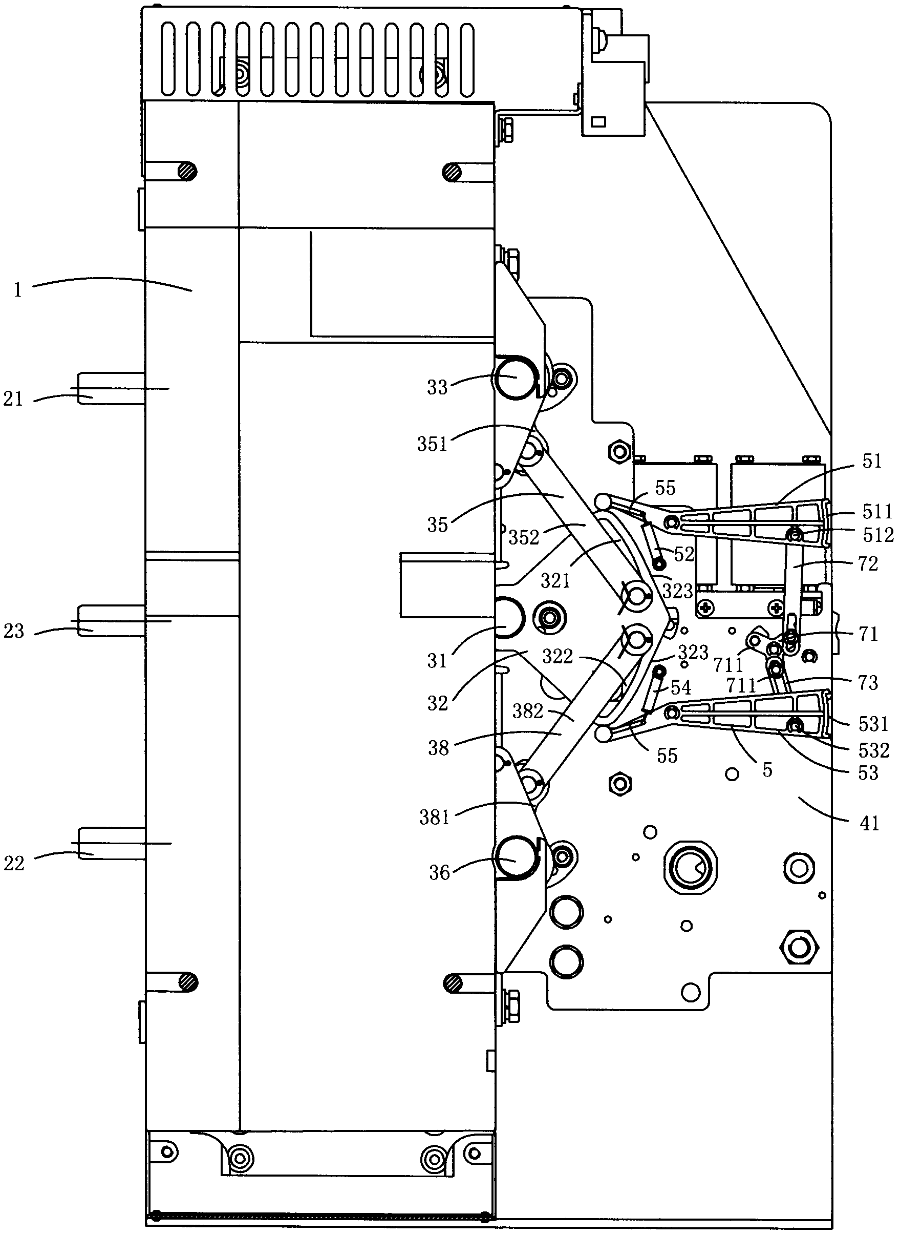 Double-power automatic transfer switch