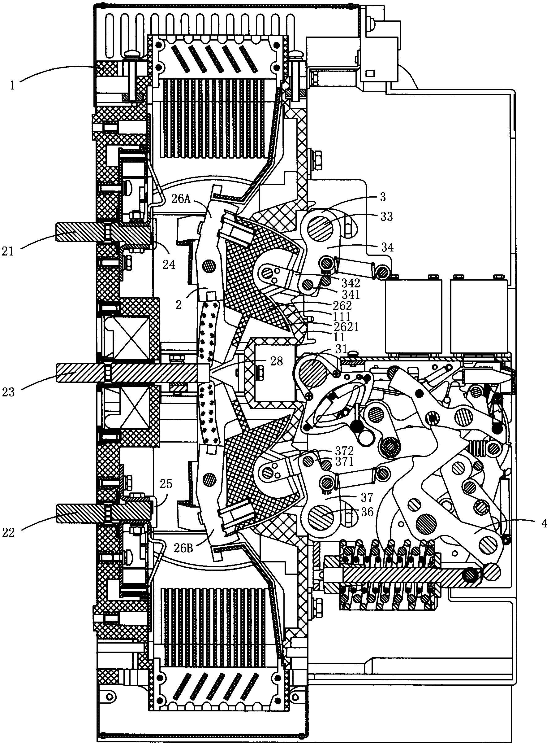 Double-power automatic transfer switch