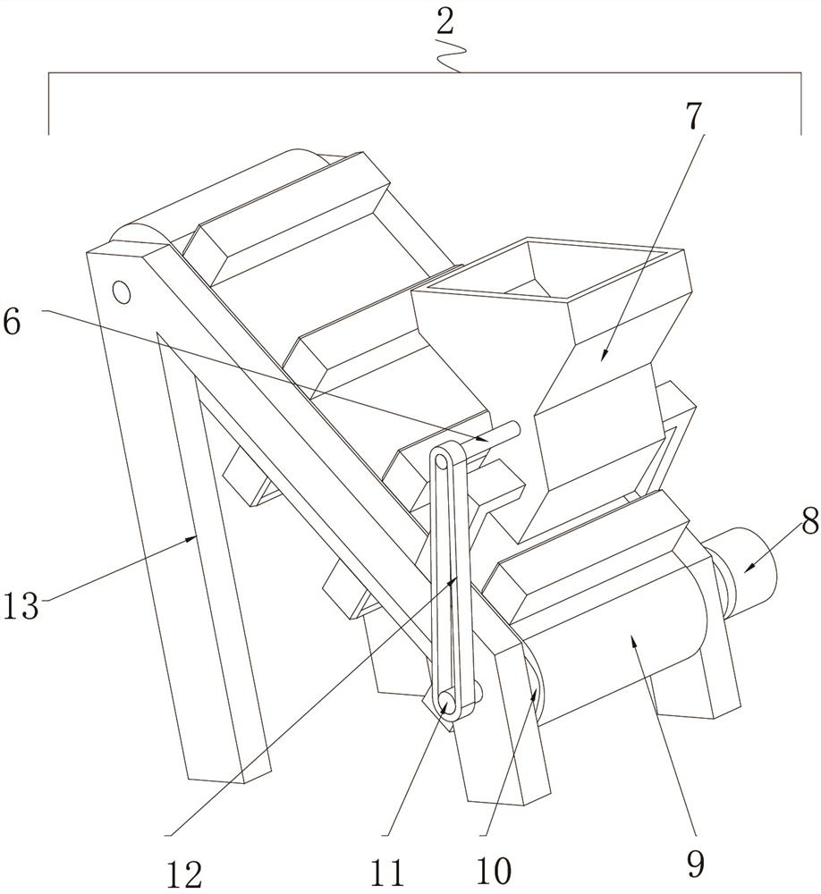 Environment-friendly and efficient sand making system for mine