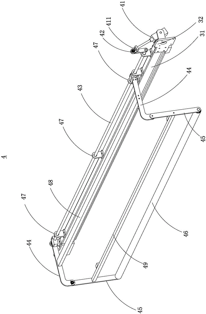 Automatic cloth laying machine and automatic cloth finishing device thereof