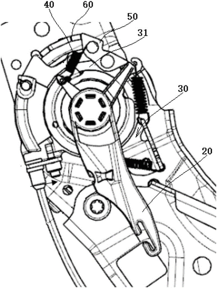 Seat convenient for rear-seat passengers to easily enter