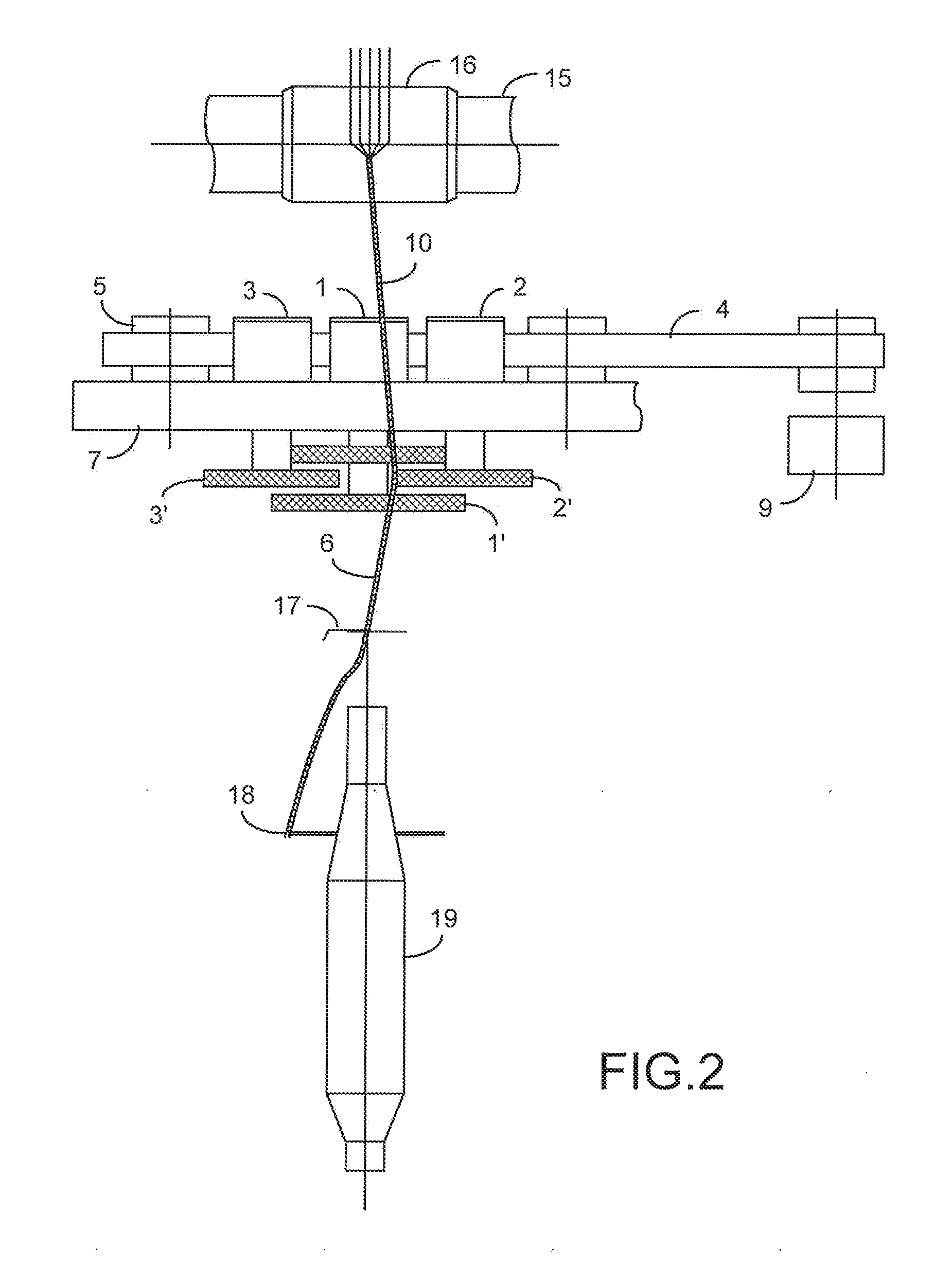 Combined frictional false twisting device for ring spinning frame