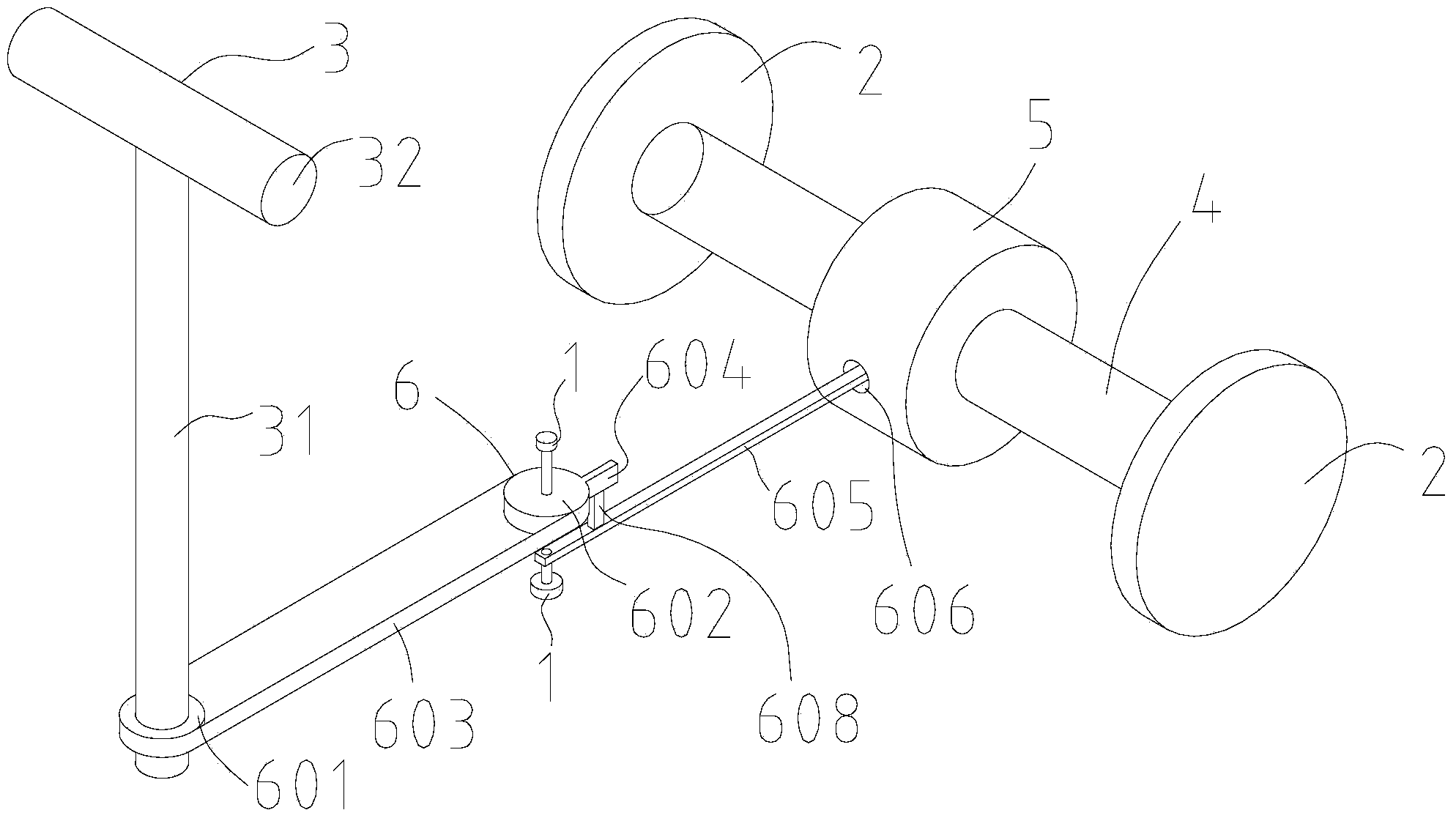 Anti-turnover child tricycle