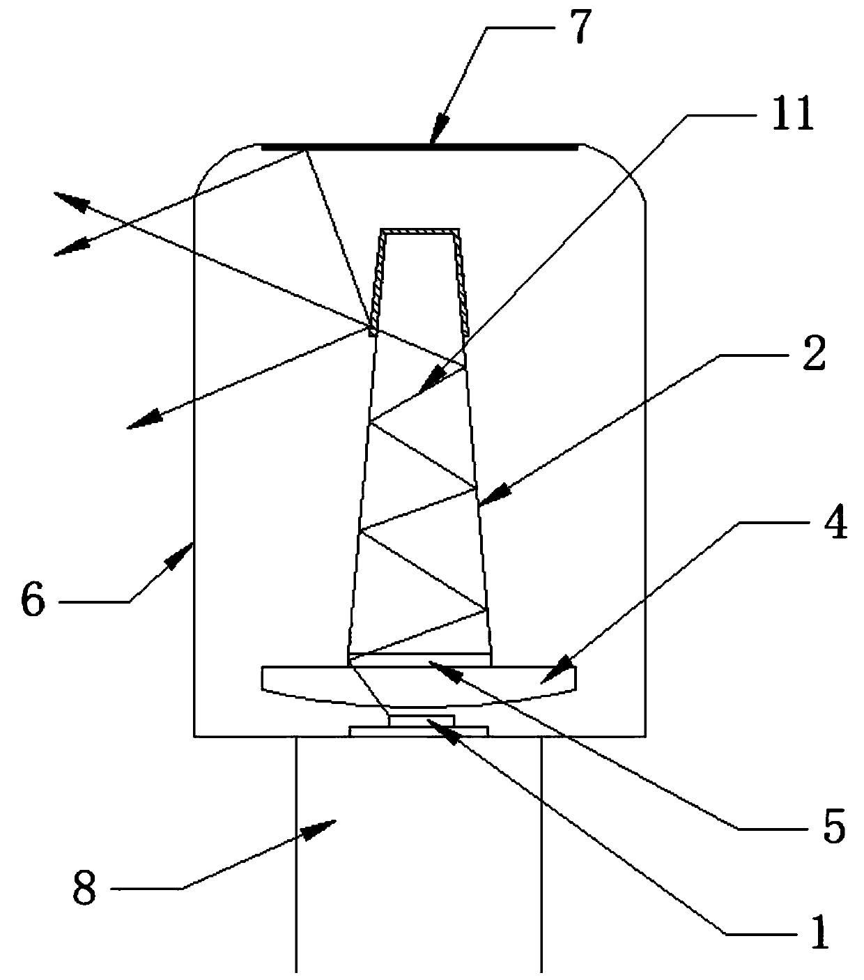 LED light-emitting device used for replacing halogen bulb