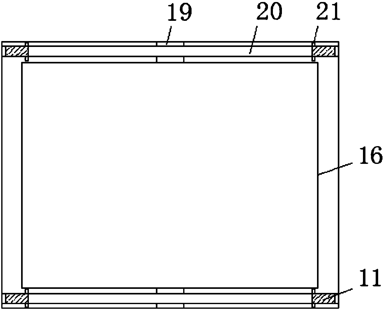 Planting box used for cultivation experiments of tea plants