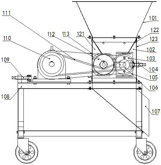 Poppy primary processing integrated device and processing method