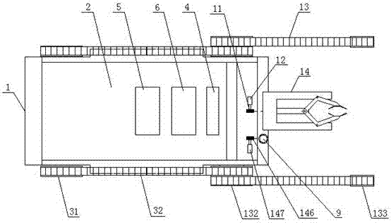 Tunnel poisonous gas detecting device for mine engineering