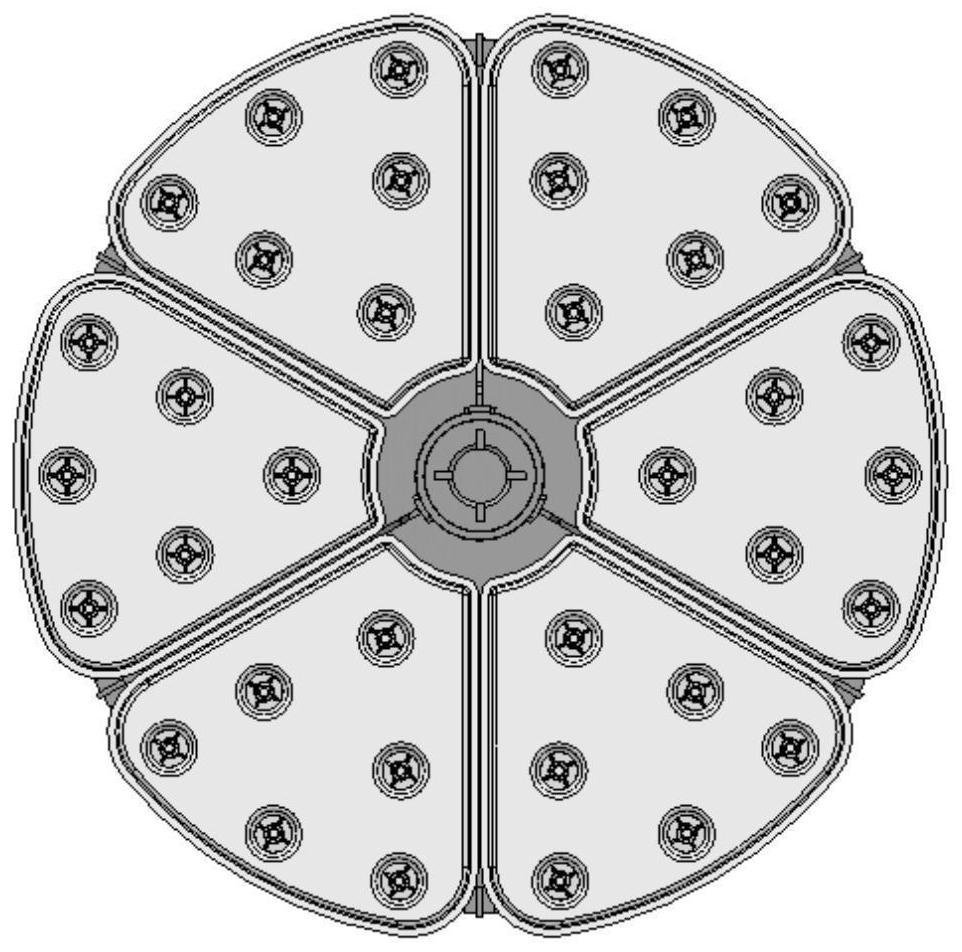 Double-component PVDC latex for biological rotating disc