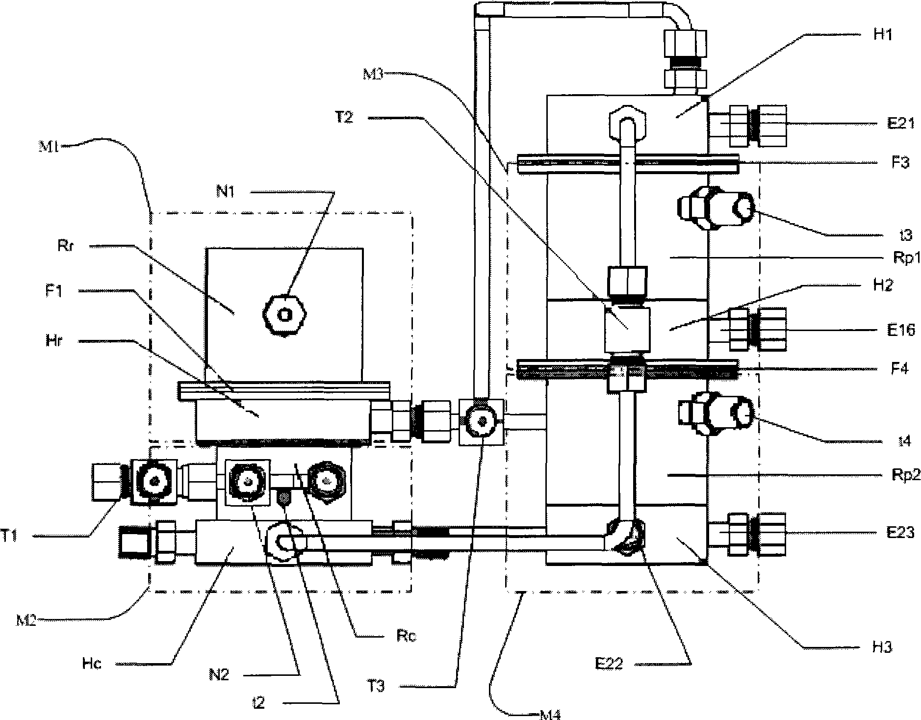 Miniaturized methanol self-heating reforming hydrogen making integrated apparatus and hydrogen production method