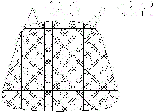 Trapezoidal exhaust gas filter