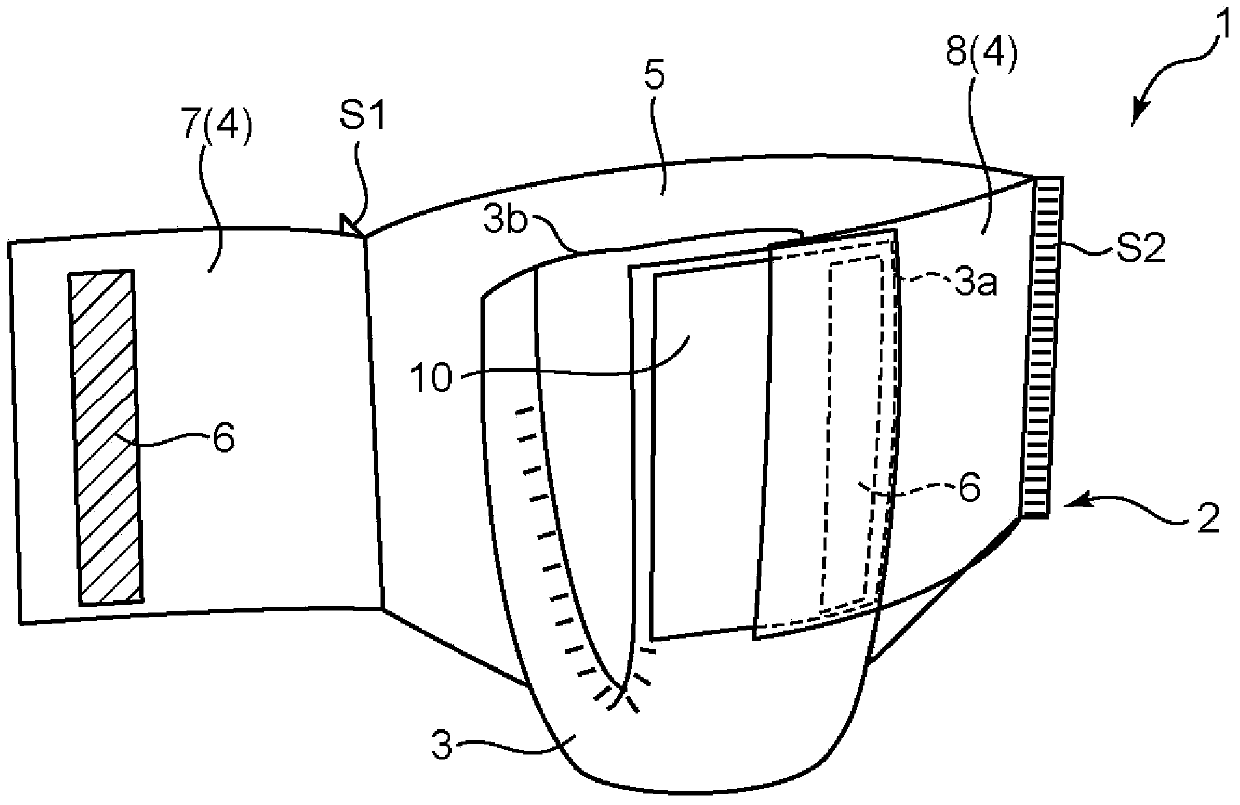 Worn article and method for producing same