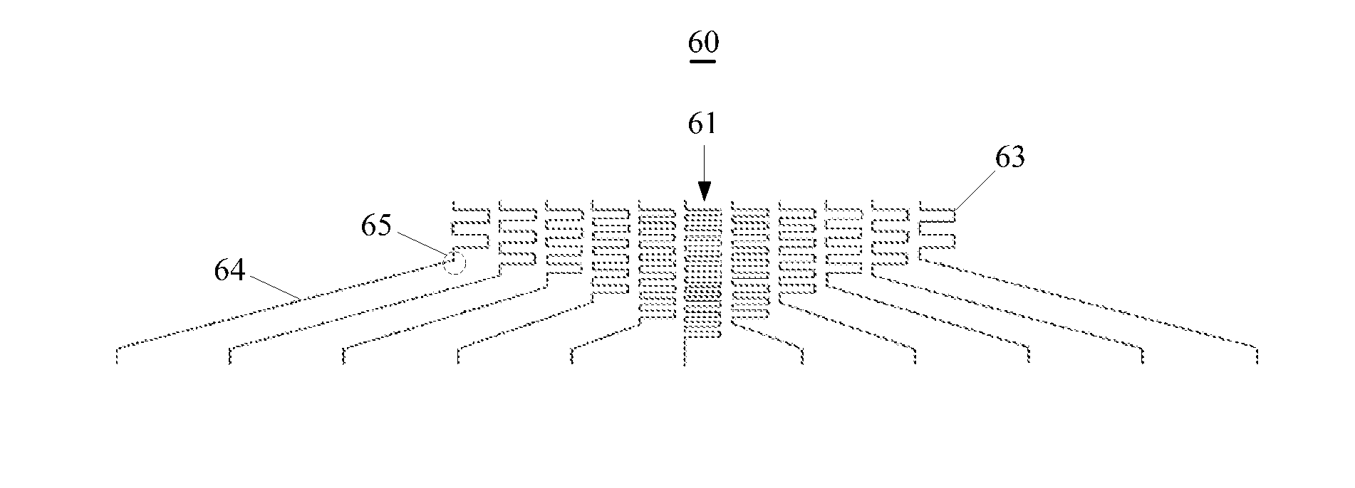 Liquid crystal display panel and fan-out area thereof